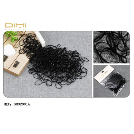 GOMITAS 1CM NEG.24/U GM02001A