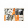 HORQUILLA INVISIBLE NEGRA 123-N 12/U
