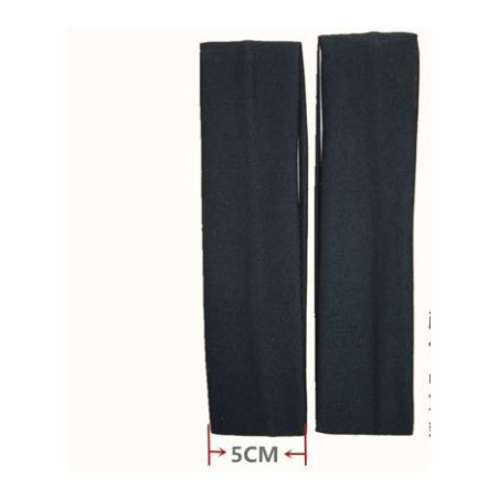 CINTA DE PELO NEGRO 5CM 12/U NB