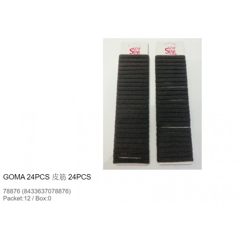 GOMA NEGRO 12/U N.S