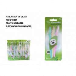 RASURADOR DE CEJAS 3 PIEZAS...