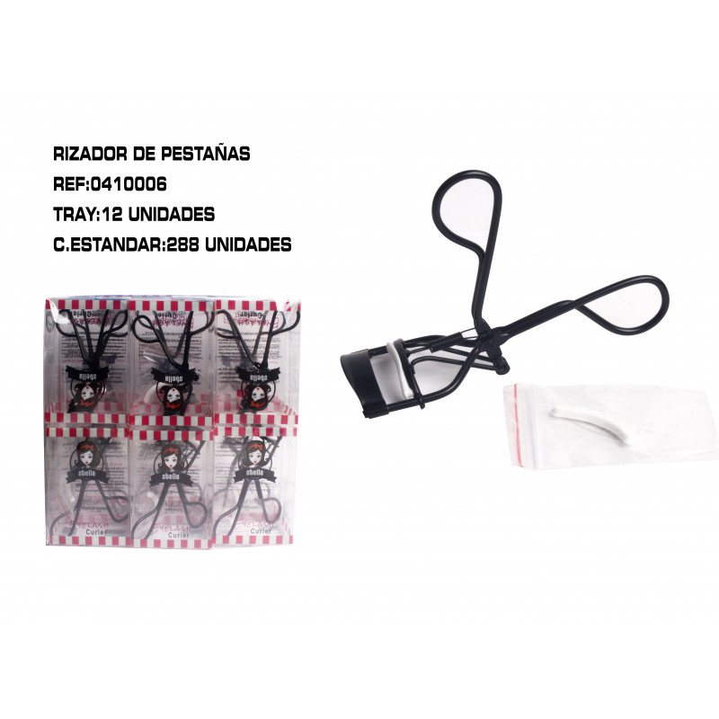 RIZADOR DE PESTAÑA NEGRO 12/U