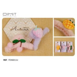 PINZA DE PELO PELUCHE 12/U...