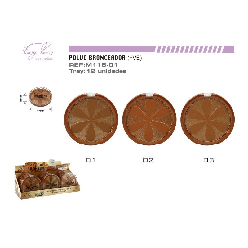 GLOW BRONCEADOR C/VITAM E 12U : M116-01