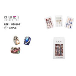 UÑAS POSTIZAS 12/U U28105...