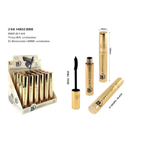 MASCARA PESTAÑAS FIT 24H 24/U : E144-01