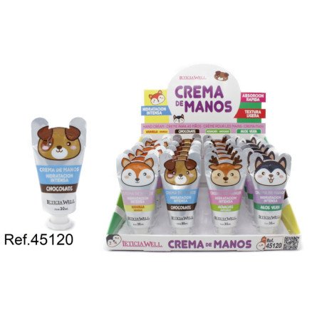 CREMA DE MANOS 4 AROMAS 24/U 45120 : 8435433228509