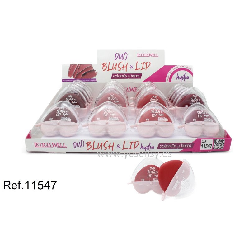 DUO BLUSH & LIP CORAZON 24/U 11547 : 8435433225553