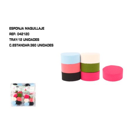 PACK6 ESPONJAS DE MAQ. OVALADA 12/U : 042120