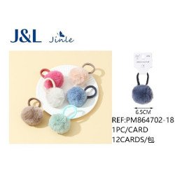 COLETERO POMPOM 6.5CM 12/U...