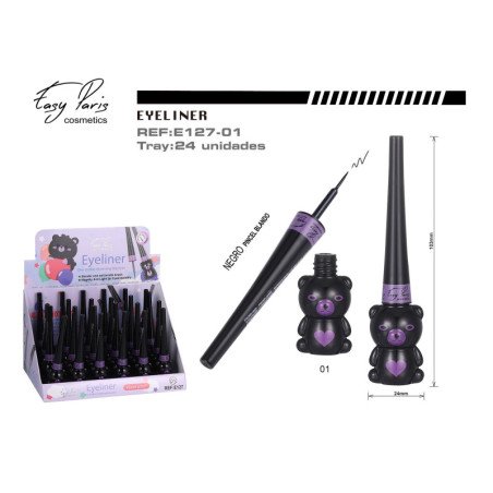 EYELINER LIQ.NEGRO PINCEL BLAND.24/U : E127-01