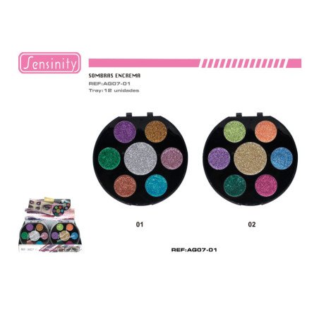 S.CREMA GLITTER 12/U SENSINITY : AG07-01