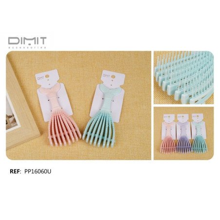 CEPILLO DE PELO SIRENA 16.5*7CM 12/U PP16060U  : 8435693875116