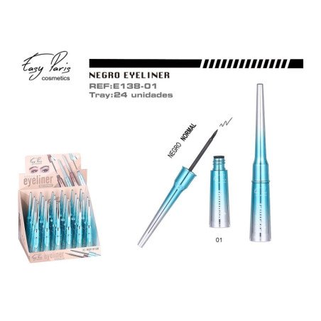 EYELINER LIQ.NEGRO PINCEL BLAND. 24/U  : E138-01
