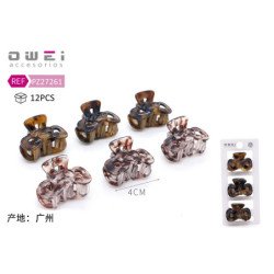 PINZA DE PELO 4CM 12/U...